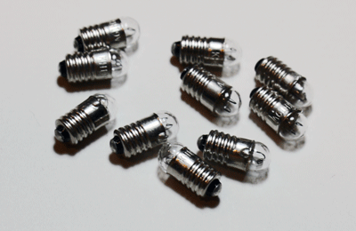 screw-in Bulbs, E5.5, 18V, Clear