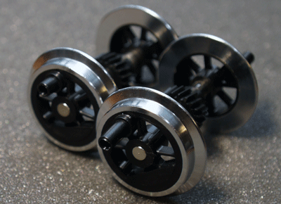 LGB 92079131-92079167 Wheel Set for Porter Steam Locomotives