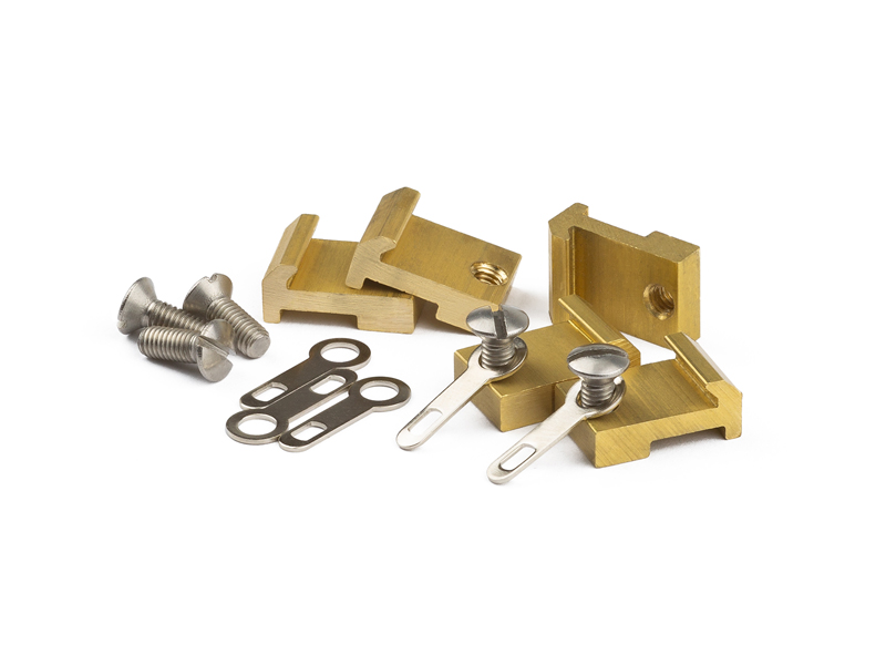 Massoth Rail Connection Clamps 9mm Brass