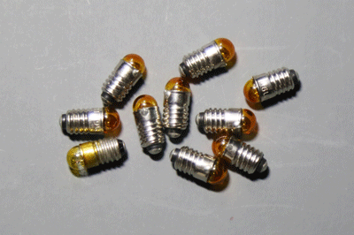 Massoth screw-in Bulbs, E5.5, 18V, Amber